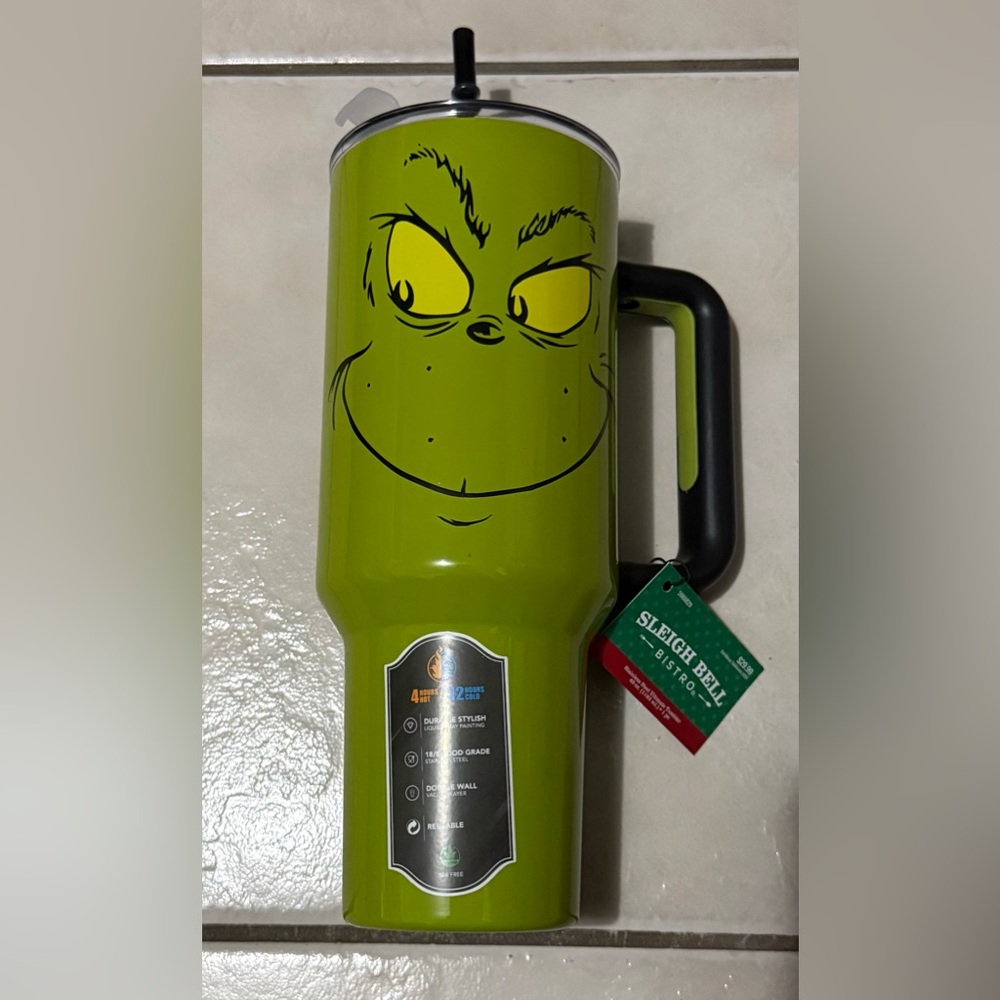 The Grinch Stainless Steel 40 oz Tumbler